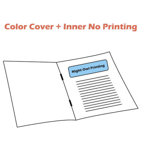 Color Cover + Inner No Printing